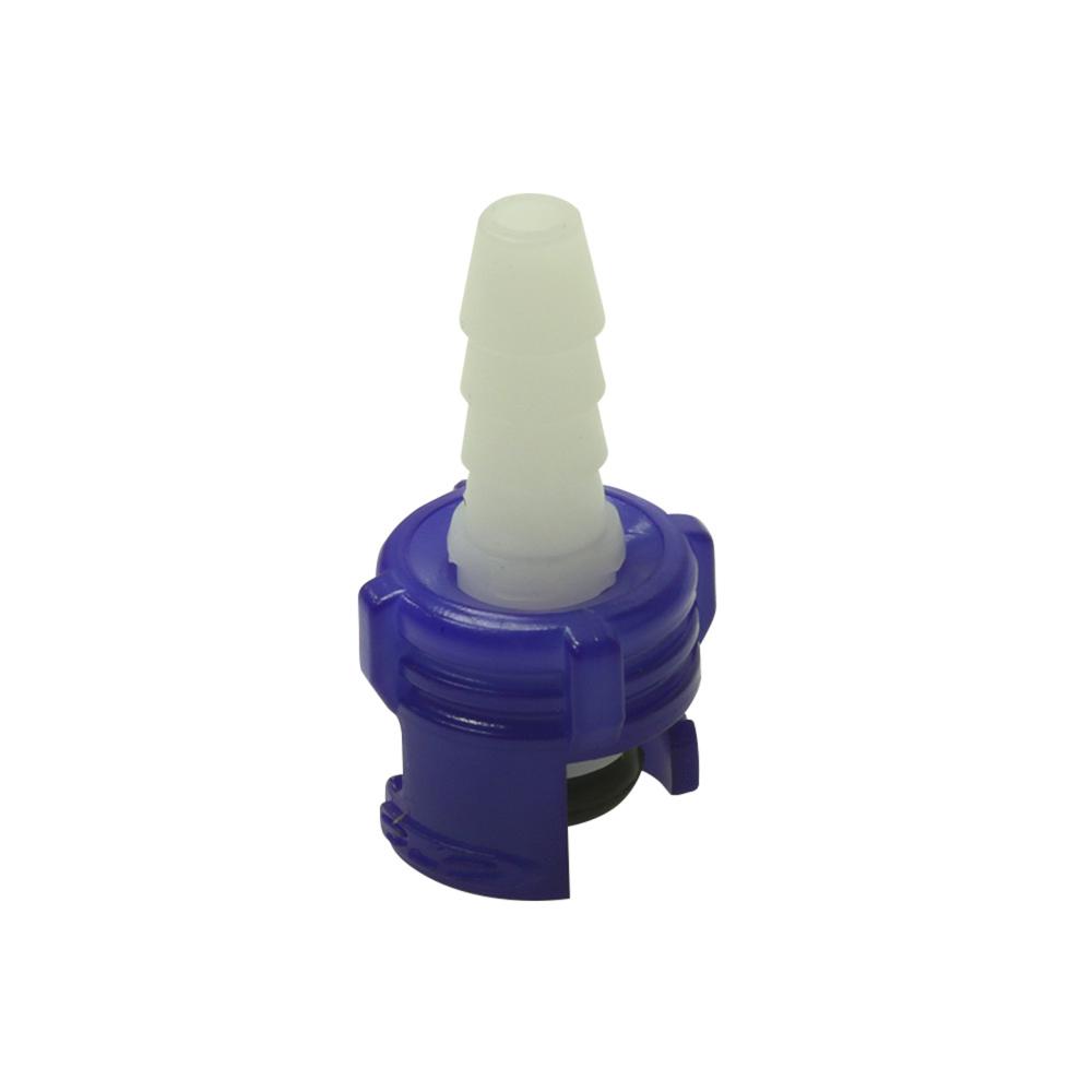 Coupling Inline Blue BCG Insulator Half 4mm Hose Barb Coupling Inline Blue BCG Insulator Half 4mm Hose Barb