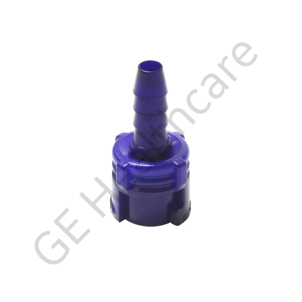 Coupling Inline Blue BCG Body Half 4mm Hose Barb