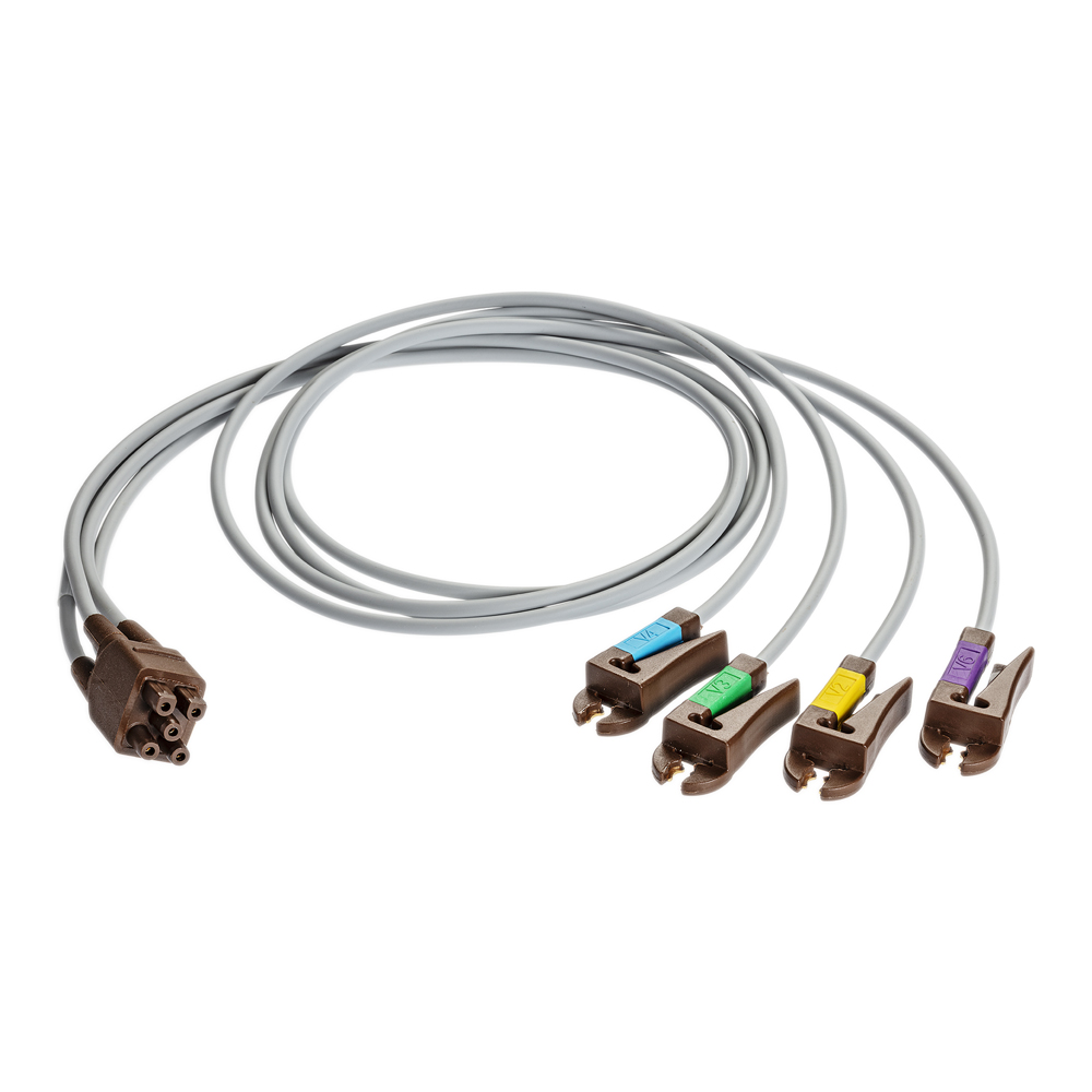 ECG Leadwire Set, 4-LEAD, Grabber, AHA, 74cm/29in ECG Leadwire Set, 4-LEAD, Grabber, AHA, 74cm/29in