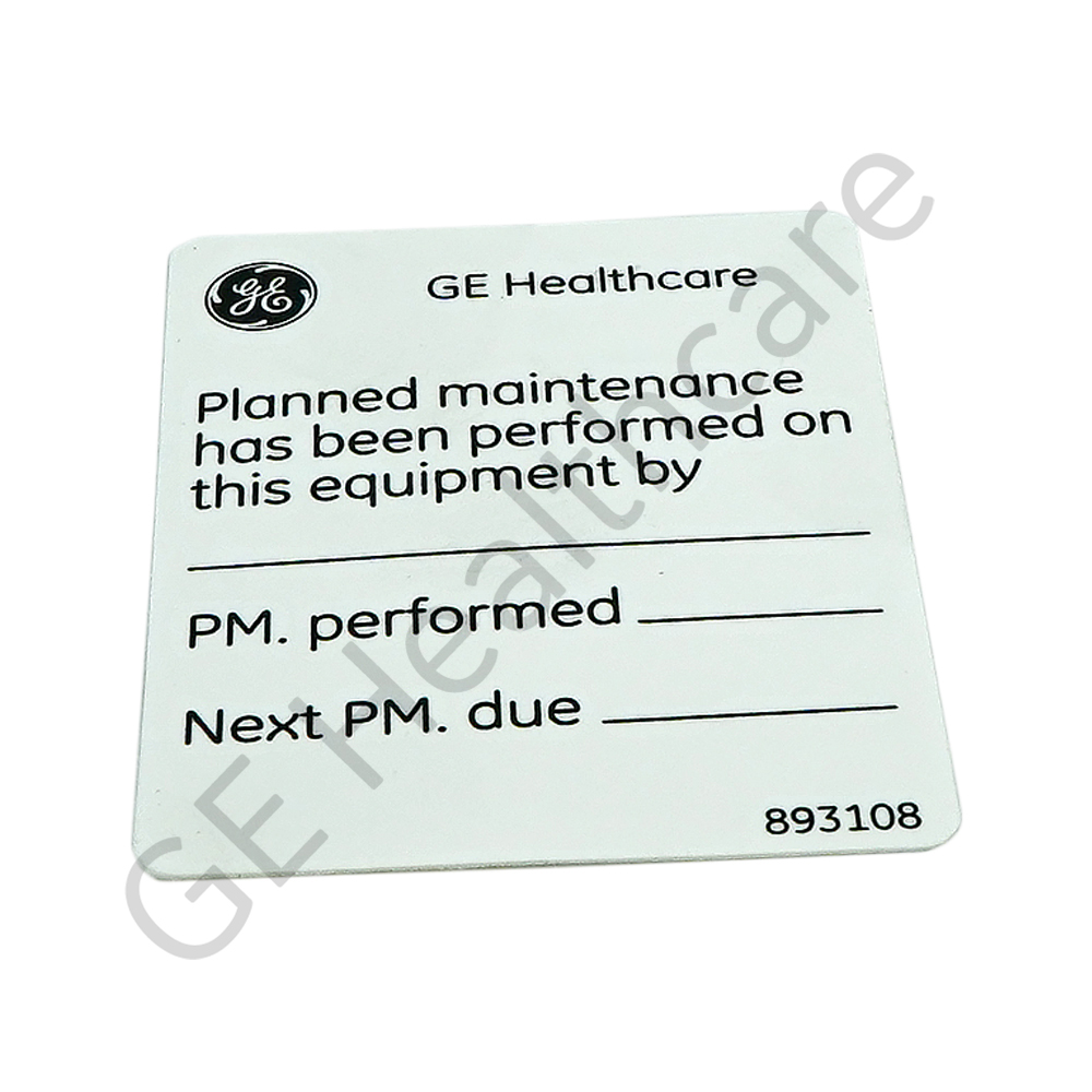 SPARE PART UPDATE STICKER PLANNED MAINTENANCE KIT SPARE PART UPDATE STICKER PLANNED MAINTENANCE KIT