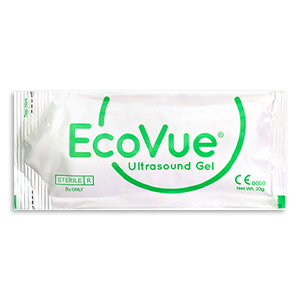 EcoVue® Ultrasound Gel 20g Sterile Packet (Box)