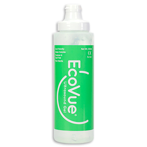 EcoVue® Ultrasound Gel 250ml Bottle Non-Sterile (Box)