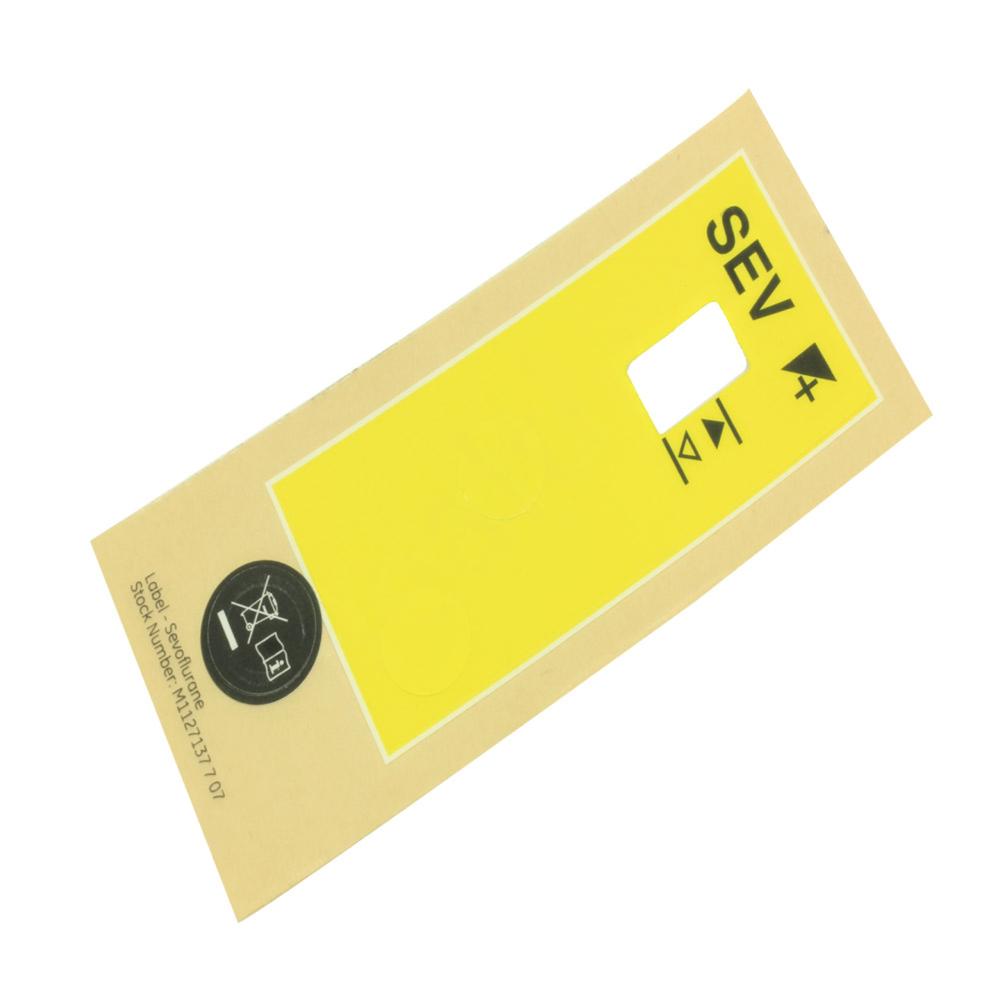 Sticker Label Sevoflurane with Icon Sticker Label Sevoflurane with Icon