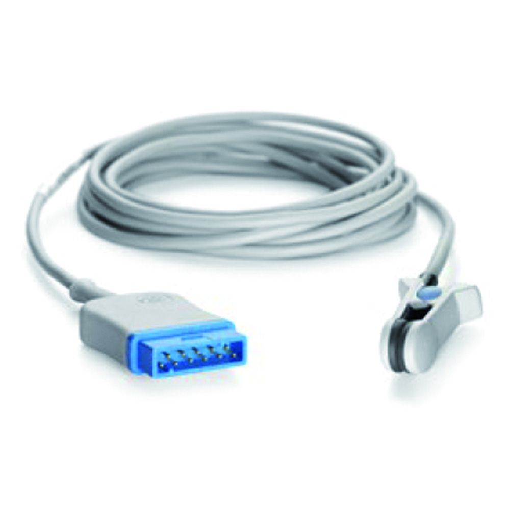 TruSignal™ Integrated SpO2 Resusable Sensor, GE, Ear, Adult/Pediatric, 4m, 1/pack